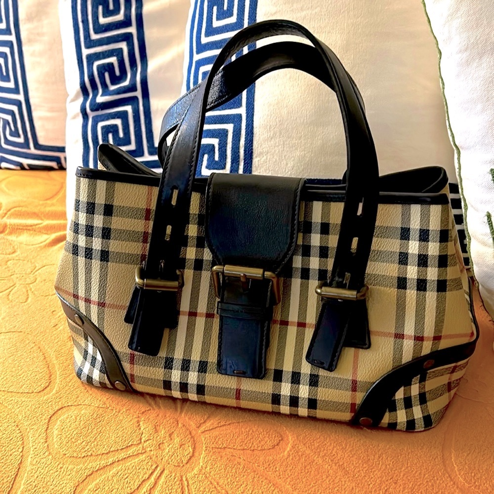 BURBERRY Hand Bag Haymarket